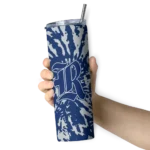 personalized-rice-owls-metallic-grid-navy-blue-skinny-tumbler-best-selling.webp