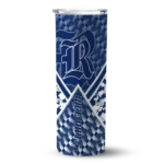 personalized-rice-owls-monogram-burst-navy-blue-white-skinny-tumbler-best-selling-1.webp