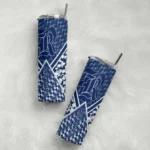 personalized-rice-owls-monogram-burst-navy-blue-white-skinny-tumbler-best-selling.webp