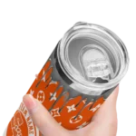 personalized-sam-houston-bearkats-camo-streak-orange-skinny-tumbler-best-selling.webp