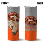 personalized-sam-houston-bearkats-sparkle-lips-orange-skinny-tumbler-best-selling.webp