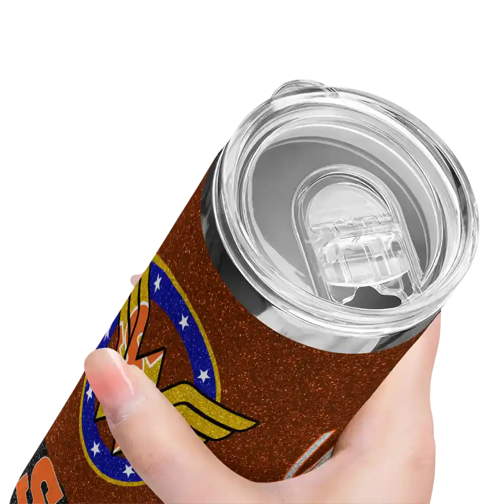 personalized-sam-houston-bearkats-star-cluster-orange-skinny-tumbler-high-quality.webp