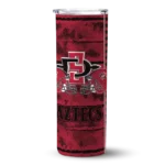 personalized-san-diego-state-aztecs-chevron-patch-red-skinny-tumbler-best-selling.webp