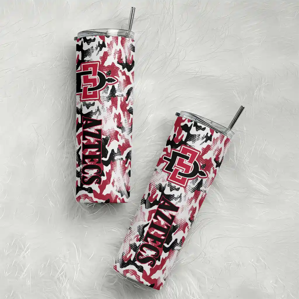 personalized-san-diego-state-aztecs-claw-marks-red-white-skinny-tumbler-top-rated.webp