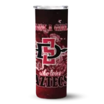 personalized-san-diego-state-aztecs-rose-romance-red-black-skinny-tumbler-best-selling-1.webp