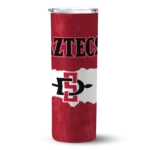 personalized-san-diego-state-aztecs-torn-band-red-white-skinny-tumbler-best-selling.webp