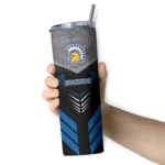 personalized-san-jose-state-spartans-hexagon-honeycomb-blue-black-skinny-tumbler-best-selling.webp