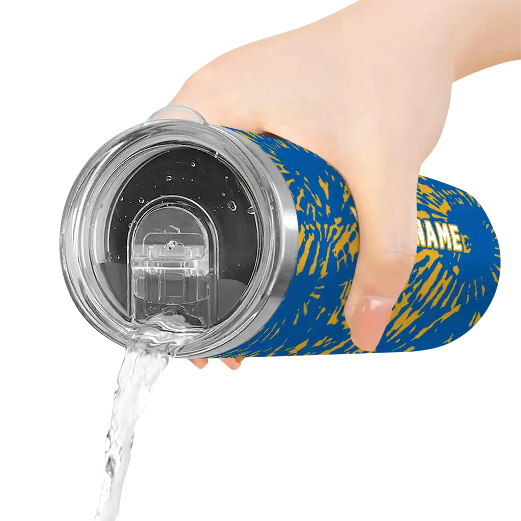 personalized-san-jose-state-spartans-metallic-grid-blue-skinny-tumbler-latest-model.webp
