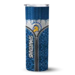 personalized-san-jose-state-spartans-sparkle-drip-blue-skinny-tumbler-best-selling.webp