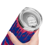 personalized-smu-mustangs-camo-streak-blue-skinny-tumbler-best-selling.webp