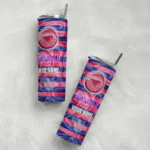 personalized-smu-mustangs-patterned-waves-blue-skinny-tumbler-best-selling.webp
