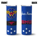 personalized-smu-mustangs-star-cluster-blue-skinny-tumbler-best-selling.webp