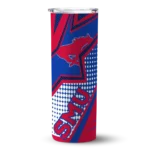 personalized-smu-mustangs-web-stripes-blue-white-skinny-tumbler-best-selling.webp