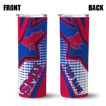 personalized-smu-mustangs-web-stripes-blue-white-skinny-tumbler-best-selling.webp