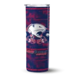 personalized-south-alabama-jaguars-chevron-patch-blue-skinny-tumbler-best-selling.webp