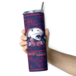 personalized-south-alabama-jaguars-chevron-patch-blue-skinny-tumbler-best-selling.webp