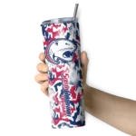 personalized-south-alabama-jaguars-claw-marks-blue-white-skinny-tumbler-best-selling.webp