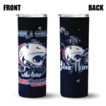 personalized-south-alabama-jaguars-rose-romance-blue-black-skinny-tumbler-best-selling-1.webp