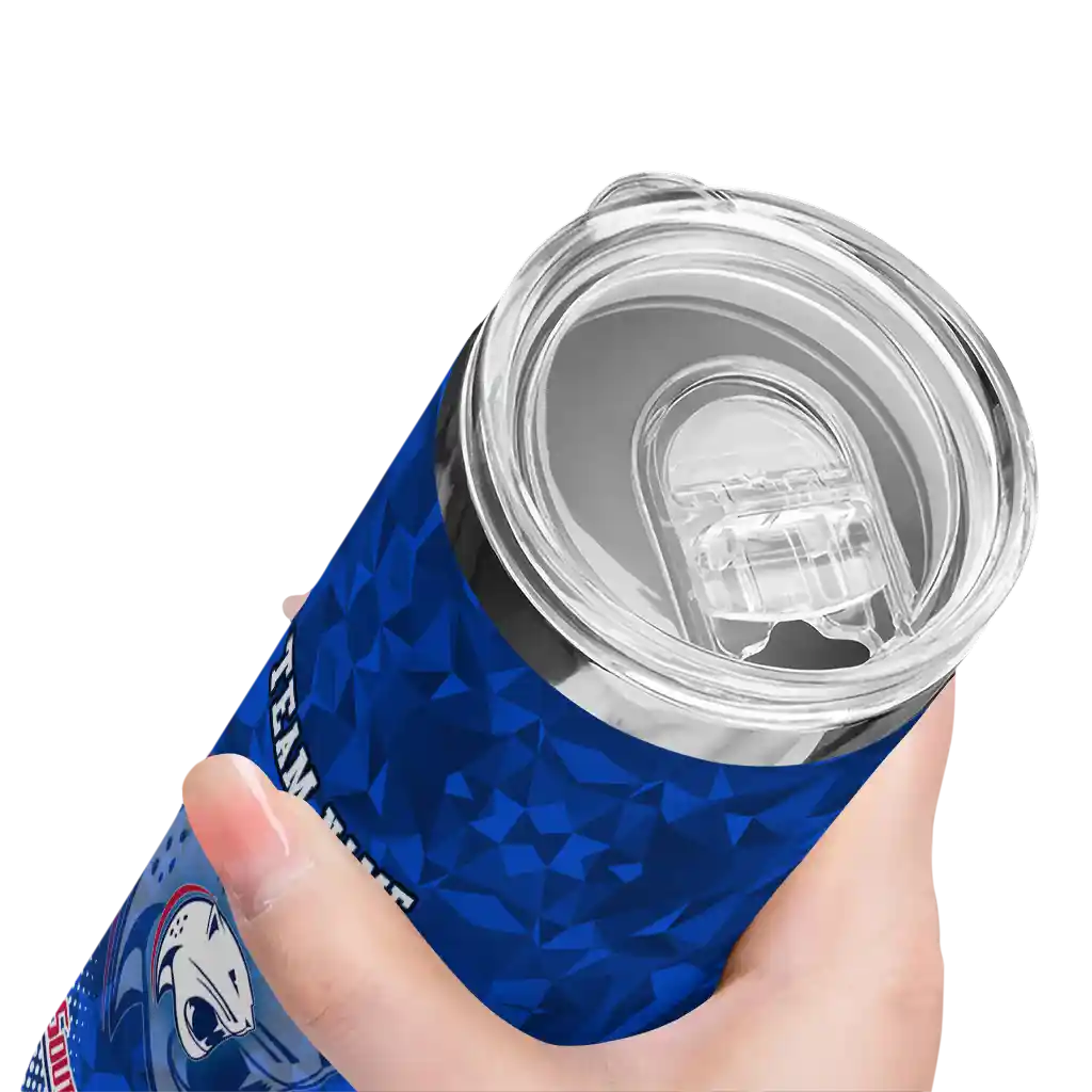personalized-south-alabama-jaguars-starburst-tiles-blue-skinny-tumbler-high-quality.webp