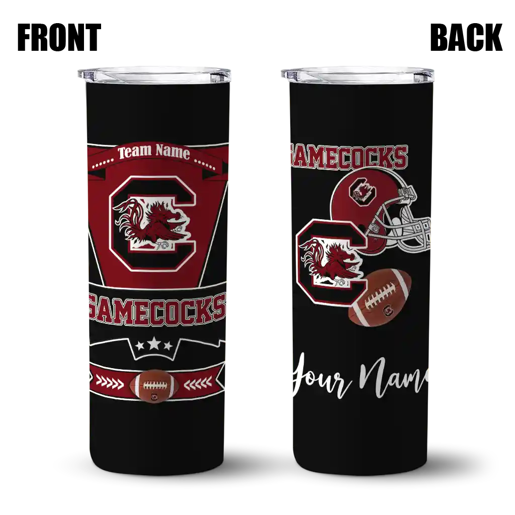 personalized-south-carolina-gamecocks-helmet-belt-garnet-black-skinny-tumbler-fashion-forward.webp