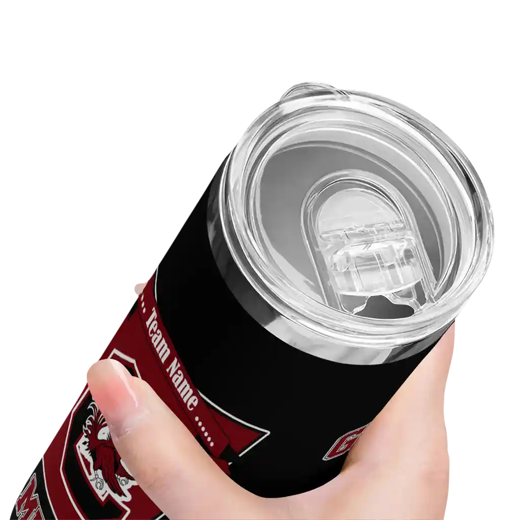 personalized-south-carolina-gamecocks-helmet-belt-garnet-black-skinny-tumbler-high-quality.webp