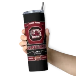 personalized-south-carolina-gamecocks-helmet-belt-garnet-black-skinny-tumbler-best-selling-1.webp