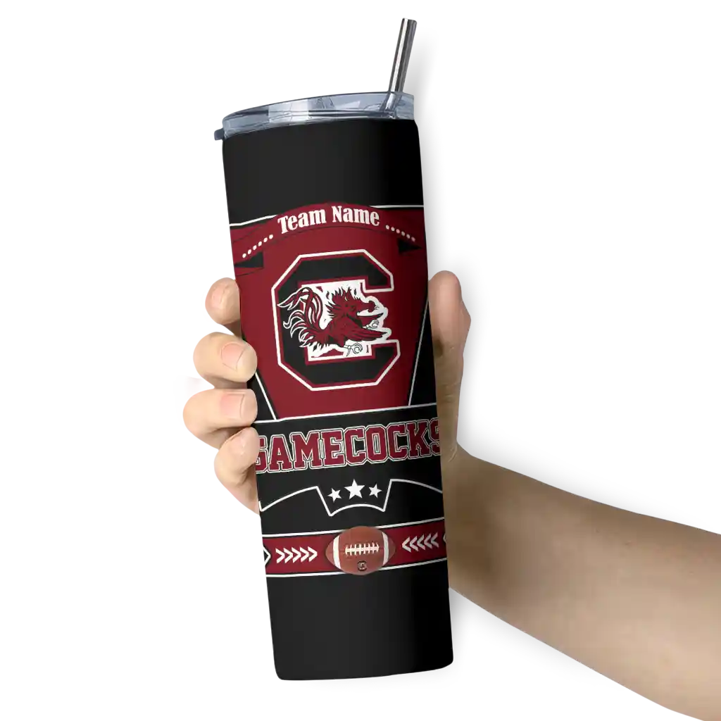 personalized-south-carolina-gamecocks-helmet-belt-garnet-black-skinny-tumbler-premium-grade.webp