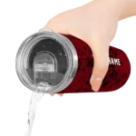personalized-south-carolina-gamecocks-metallic-grid-garnet-skinny-tumbler-best-selling.webp