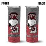 personalized-south-carolina-gamecocks-snoopy-attitude-garnet-skinny-tumbler-best-selling-1.webp