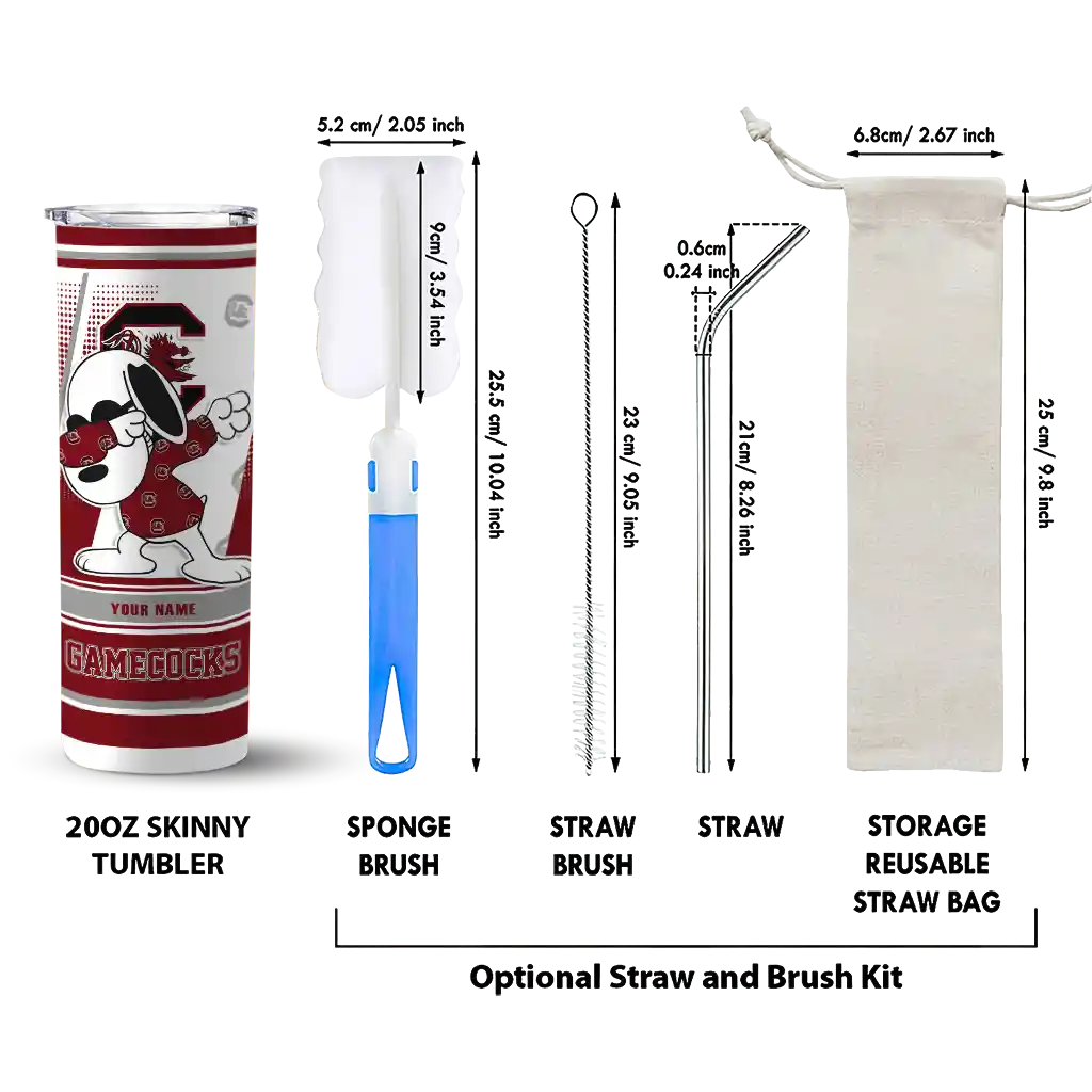 personalized-south-carolina-gamecocks-snoopy-dog-garnet-white-skinny-tumbler-new-arrival.webp