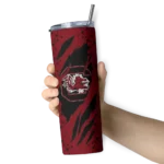 personalized-south-carolina-gamecocks-star-pop-garnet-black-skinny-tumbler-best-selling.webp