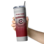 personalized-south-carolina-gamecocks-swirl-texture-garnet-skinny-tumbler-best-selling-1.webp