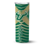personalized-south-florida-bulls-camo-texture-green-skinny-tumbler-best-selling.webp