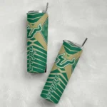 personalized-south-florida-bulls-camo-texture-green-skinny-tumbler-best-selling.webp