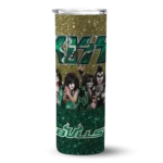 personalized-south-florida-bulls-kiss-band-gold-skinny-tumbler-best-selling-2.webp
