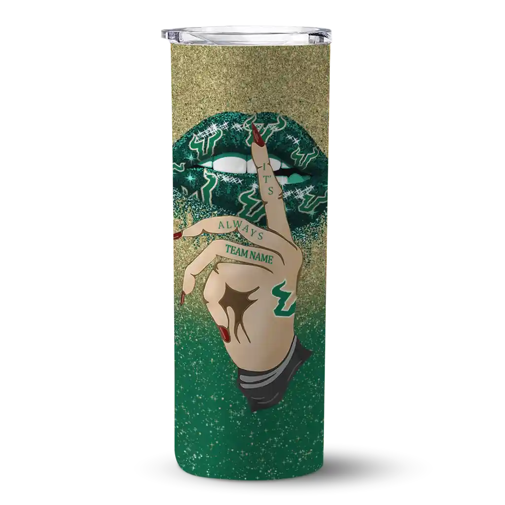 personalized-south-florida-bulls-sparkle-lips-green-skinny-tumbler-best-selling-2.webp personalized south florida bulls sparkle lips green skinny tumbler best selling 2