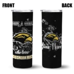 personalized-southern-miss-golden-eagles-rose-romance-black-skinny-tumbler-best-selling-2.webp