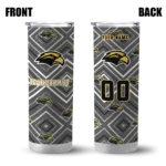 personalized-southern-miss-golden-eagles-zipper-leopard-black-skinny-tumbler-best-selling.webp
