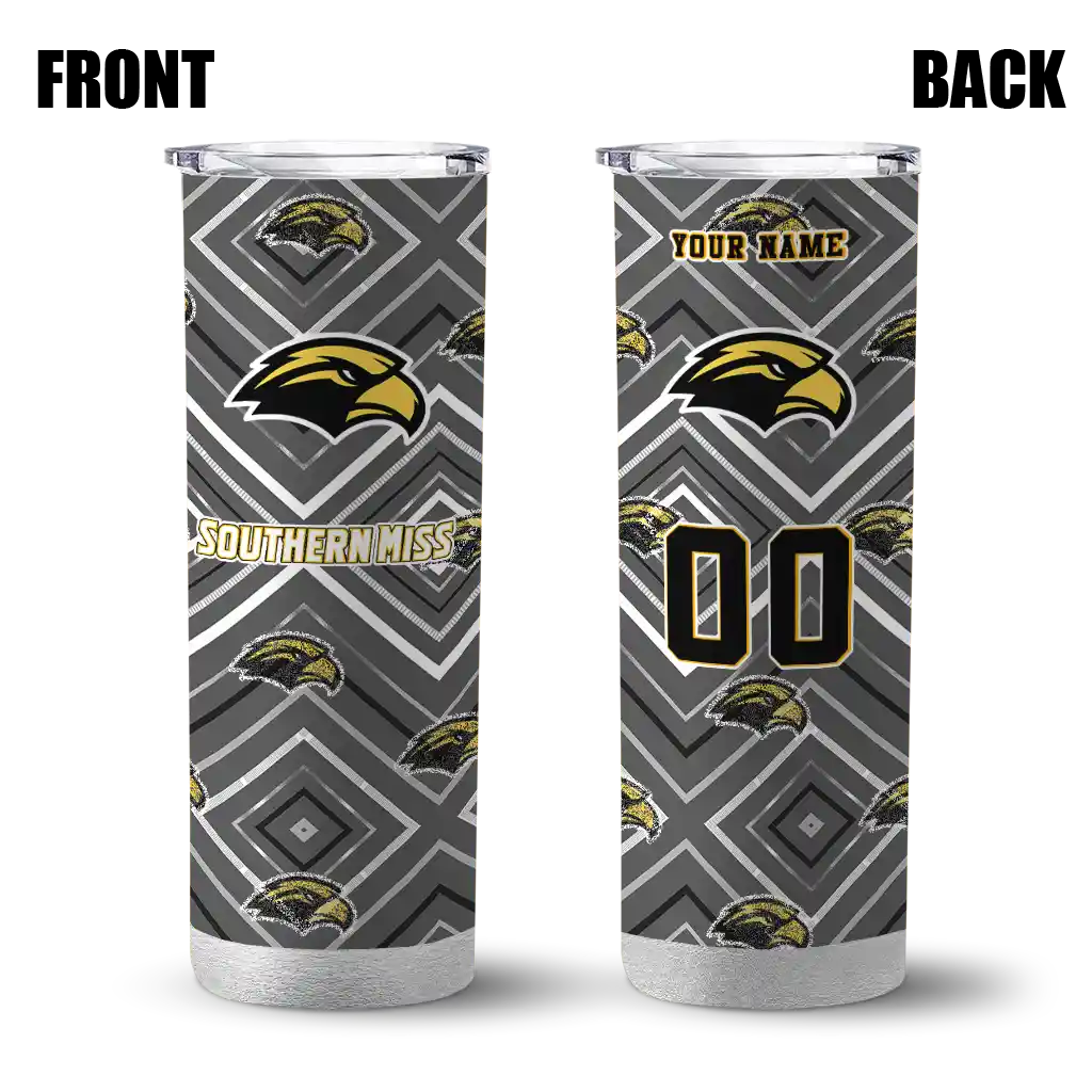 personalized-southern-miss-golden-eagles-zipper-leopard-black-skinny-tumbler-fashion-forward.webp
