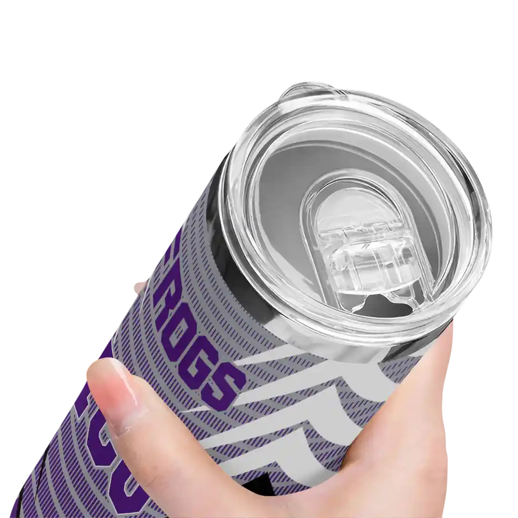 personalized-tcu-horned-frogs-chevron-stripes-purple-skinny-tumbler-high-quality.webp