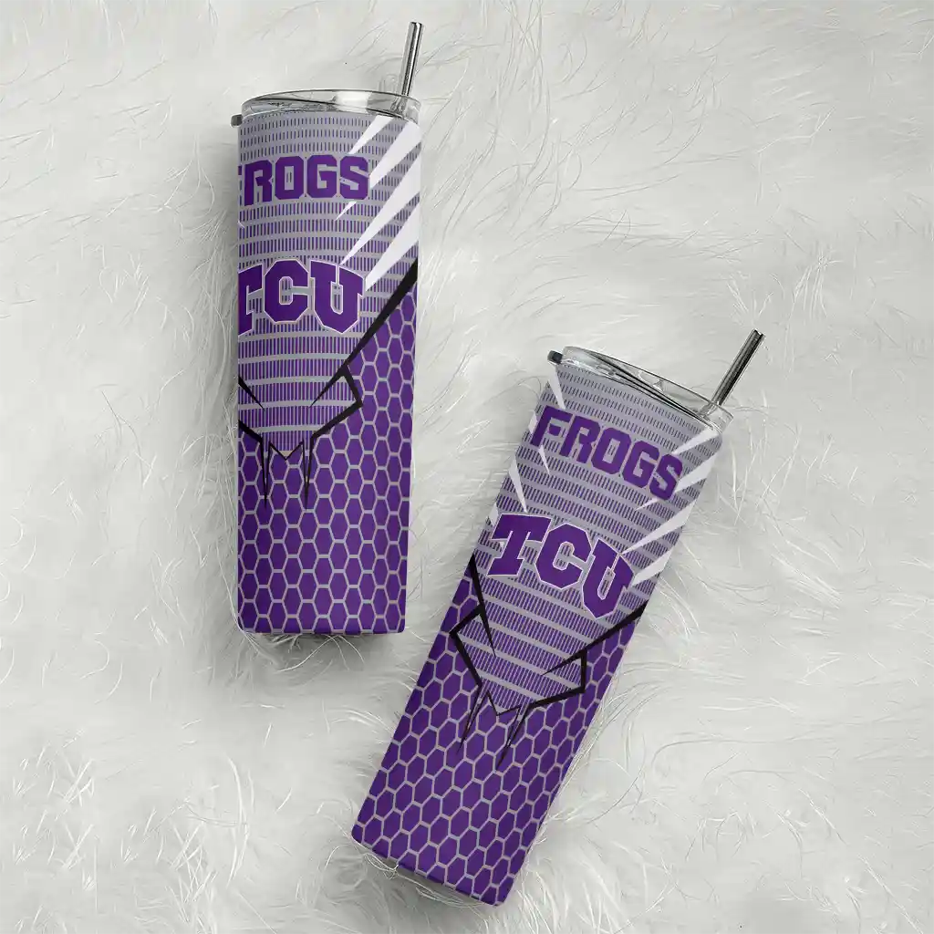 personalized-tcu-horned-frogs-chevron-stripes-purple-skinny-tumbler-top-rated.webp