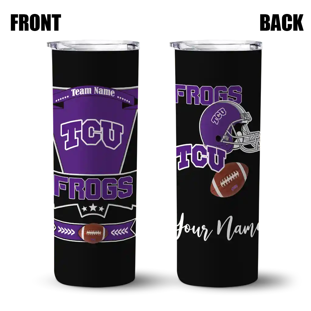 personalized-tcu-horned-frogs-helmet-belt-purple-black-skinny-tumbler-fashion-forward-1.webp