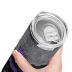 personalized-tcu-horned-frogs-hexagon-honeycomb-purple-black-skinny-tumbler-best-selling.webp