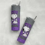 personalized-tcu-horned-frogs-snoopy-attitude-purple-skinny-tumbler-best-selling.webp