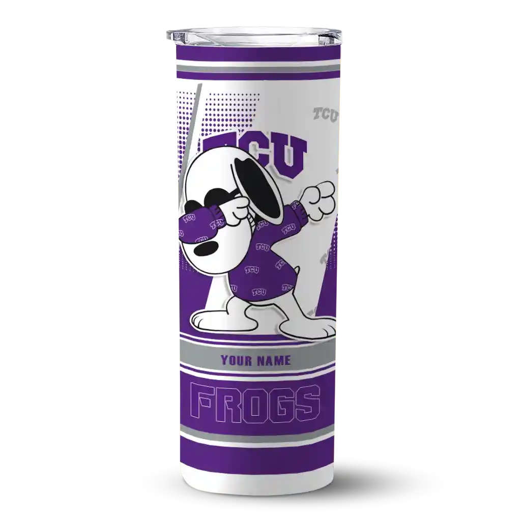 personalized-tcu-horned-frogs-snoopy-dog-purple-white-skinny-tumbler-best-selling-1.webp personalized tcu horned frogs snoopy dog purple white skinny tumbler best selling 1