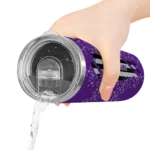 personalized-tcu-horned-frogs-star-pop-purple-black-skinny-tumbler-best-selling.webp