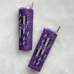 personalized-tcu-horned-frogs-star-pop-purple-black-skinny-tumbler-best-selling.webp