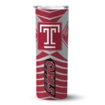personalized-temple-owls-camo-texture-red-skinny-tumbler-best-selling.webp