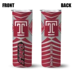 personalized-temple-owls-camo-texture-red-skinny-tumbler-best-selling.webp