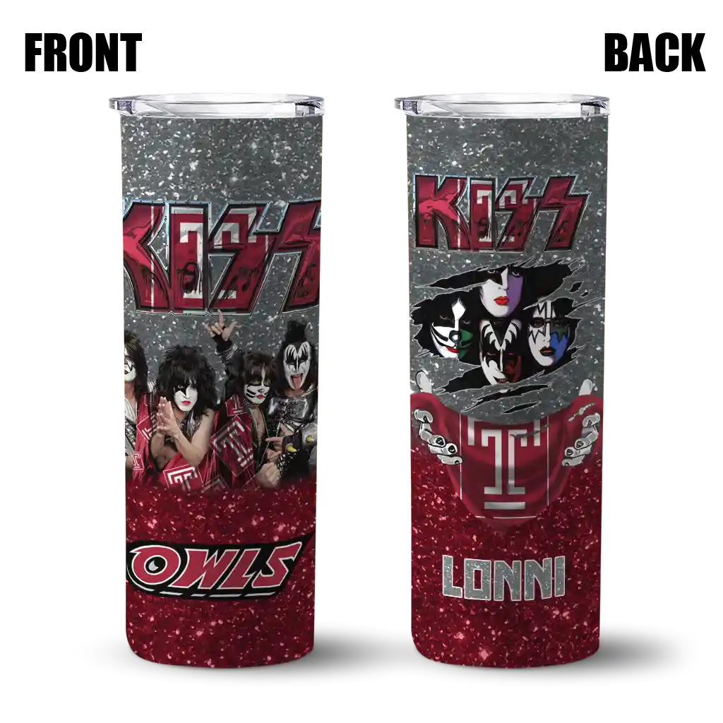 personalized-temple-owls-kiss-band-silver-skinny-tumbler-fashion-forward-1.webp
